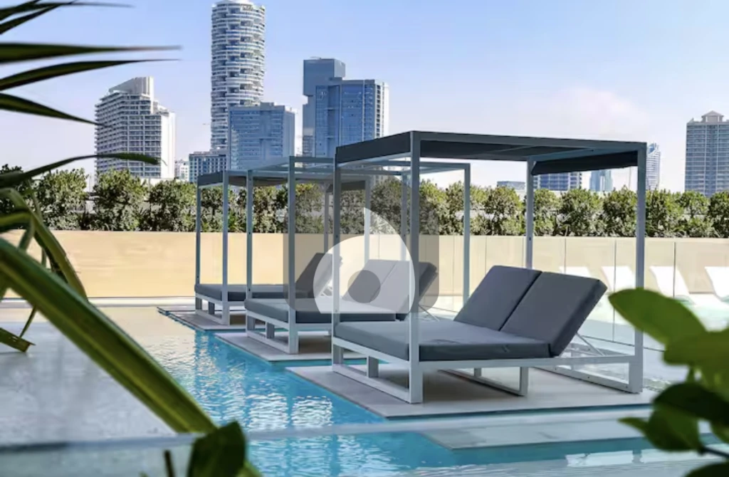 1BR JVC ONYX Fully Furnished - Luxury Living - Pool View