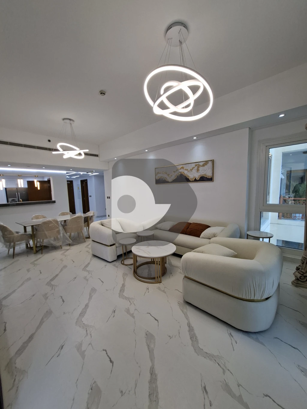 Marina Residences 6 – Fully upgraded &amp; furnished 2BR + Maid (C-Type), high floor, vacant.
