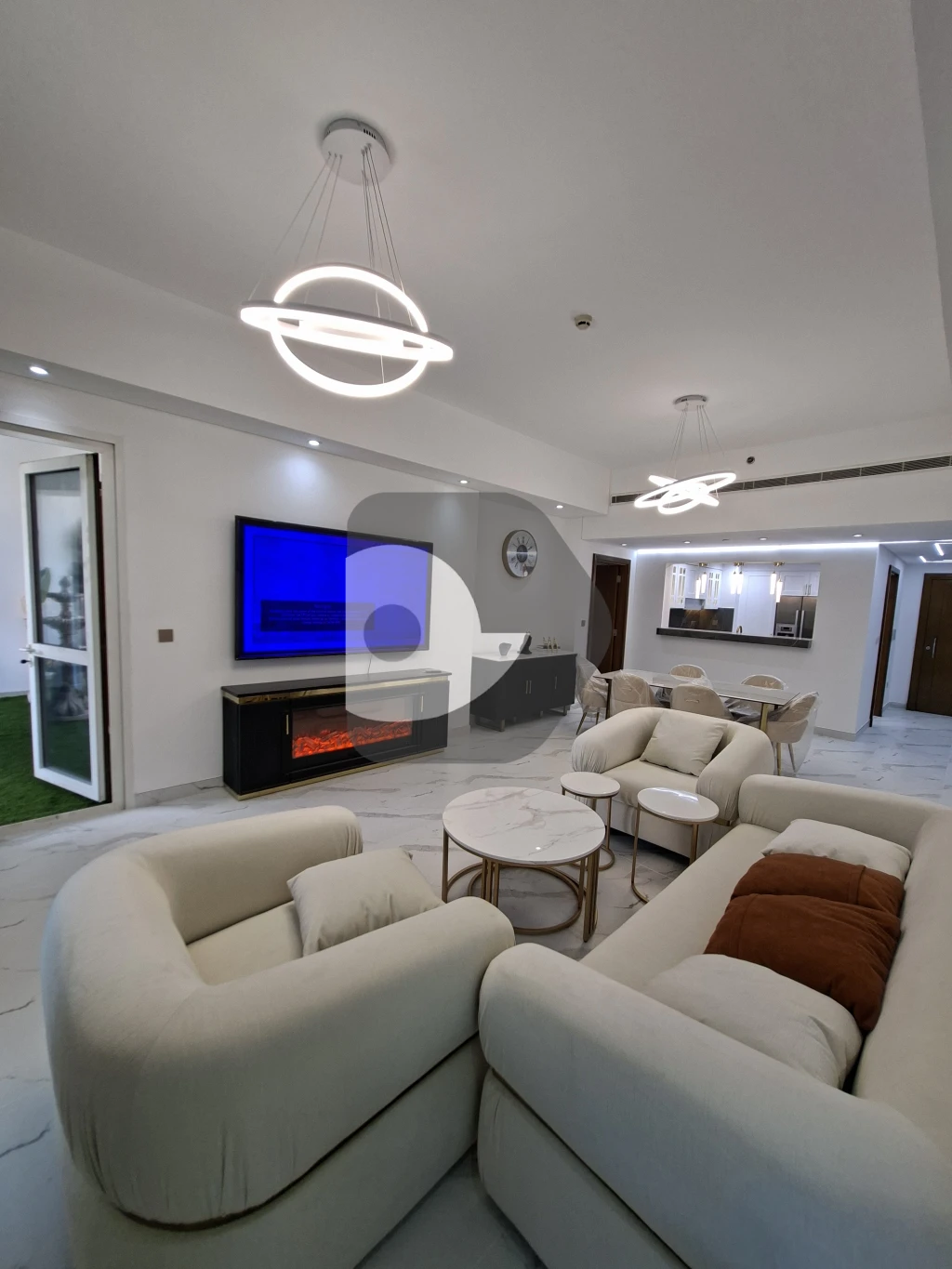 Marina Residences 6 – Fully upgraded &amp; furnished 2BR + Maid (C-Type), high floor, vacant.