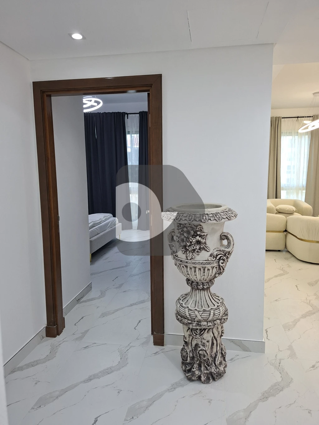 Marina Residences 6 – Fully upgraded &amp; furnished 2BR + Maid (C-Type), high floor, vacant.