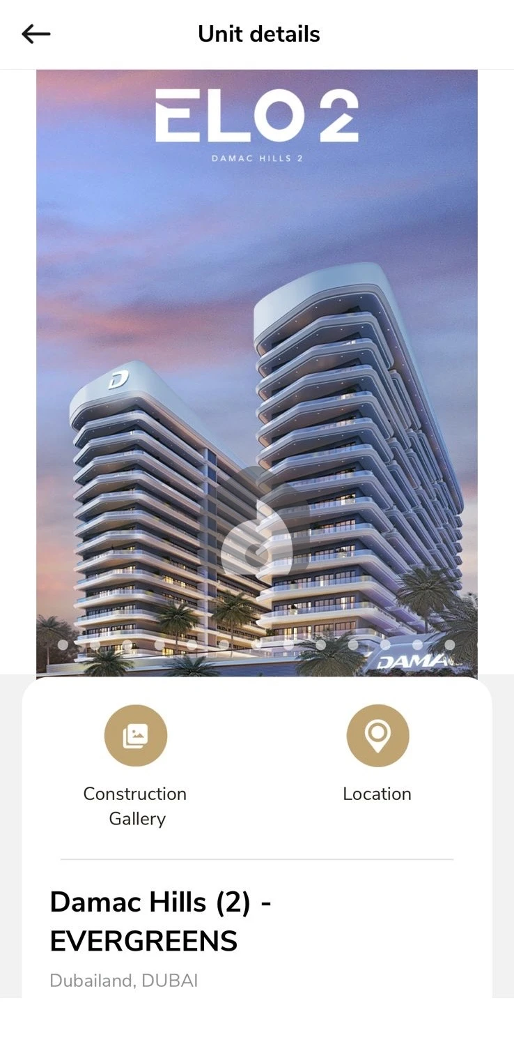 Urgent Sell: 1 BHK Off Plan  Apartment for Sale Damac Hills 2 ELO2