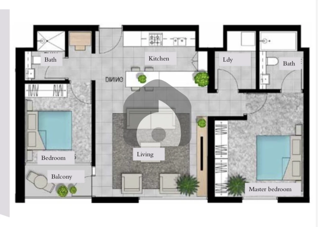 Direct from owner- no commission, 2 bedroom apartment