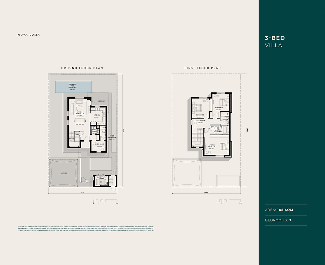 PAY NO COMMISSION for this Beautiful 5 bedroom villa from noya luma  yas island